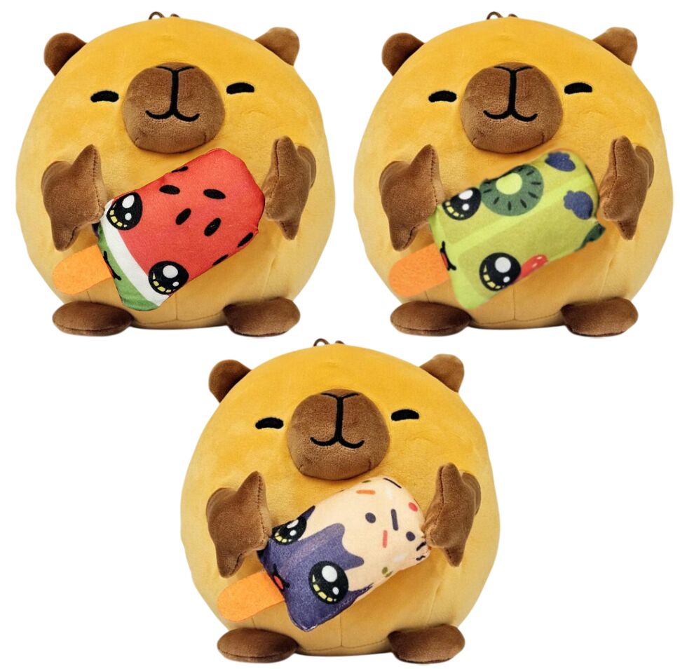 Capibara Kawaii Pluche Knuffel 20 cm