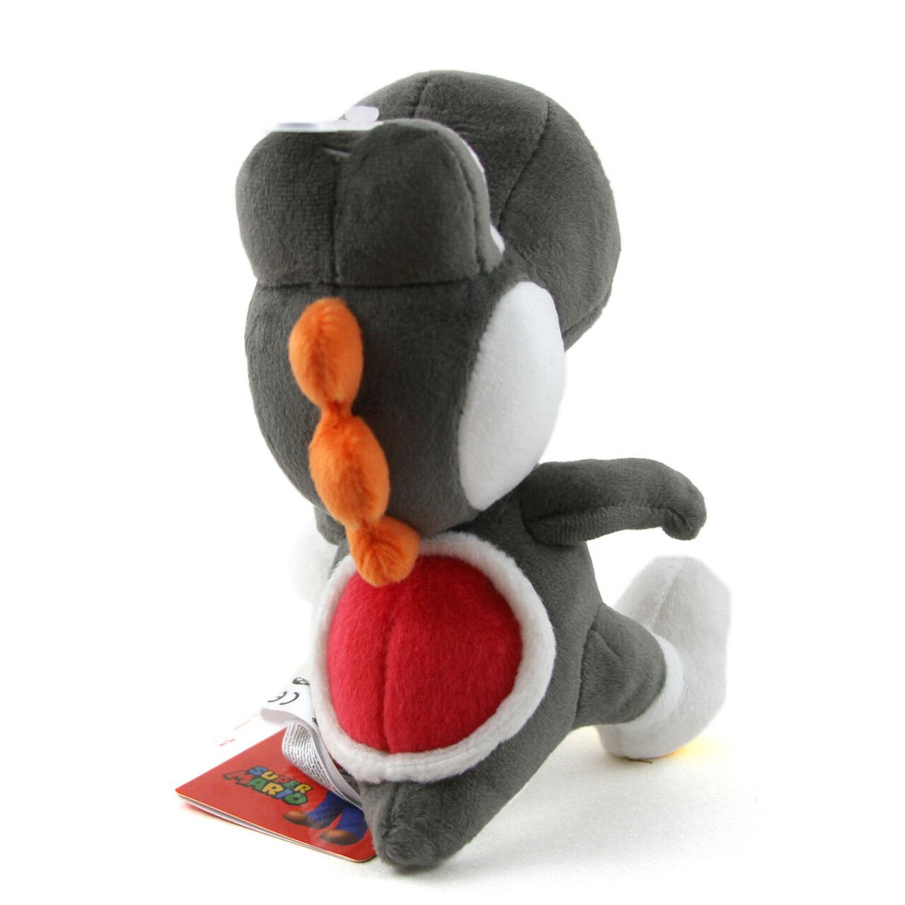 Yoshi Grijs - Super Mario Bros Pluche Knuffel 19 cm - Afbeelding 3