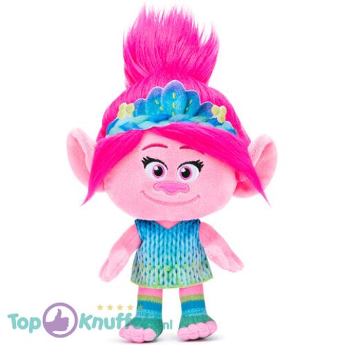 Queen Poppy - Trolls Pluche Knuffel 25 cm