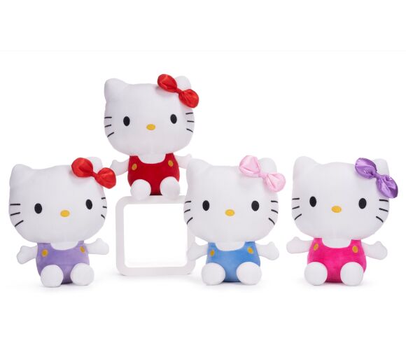 Hello Kitty Zittend Pluche Knuffel 17 cm